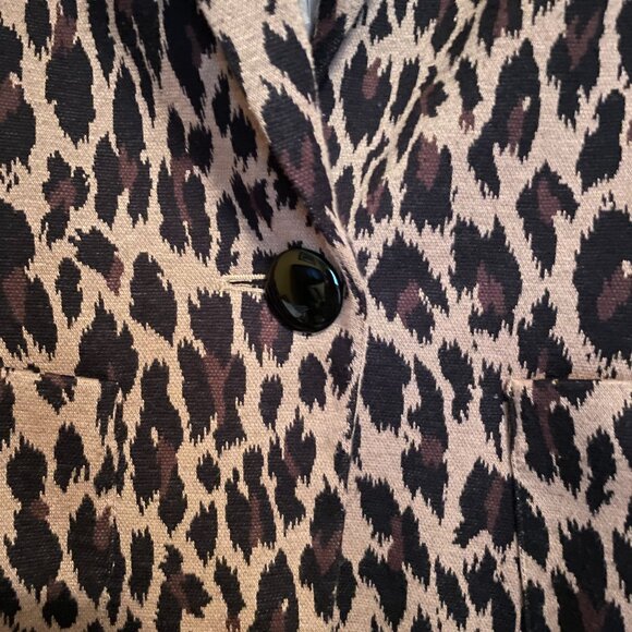 Leopard Print Blazer - S-Size 4 - Spiegel - Picture 9 of 12